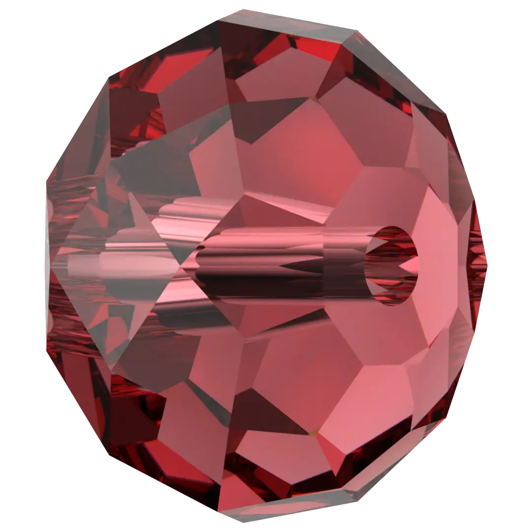 Serinity Crystal Beads Briolette (5040) Scarlet - Bluestreak Crystals