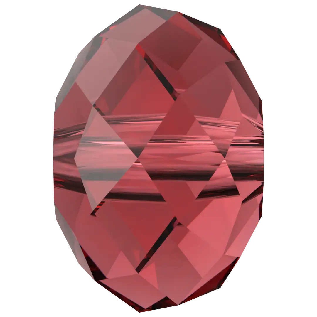 Serinity Crystal Beads Briolette (5040) Scarlet - Bluestreak Crystals