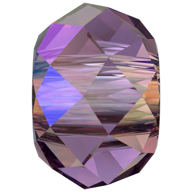 Serinity Crystal Beads Briolette XL Hole (5042) Amethyst Shimmer 2X - Bluestreak Crystals