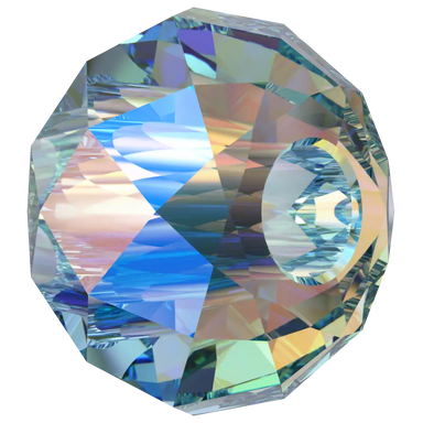 Serinity Crystal Beads Briolette XL Hole (5042) Aquamarine Shimmer 2X - Bluestreak Crystals