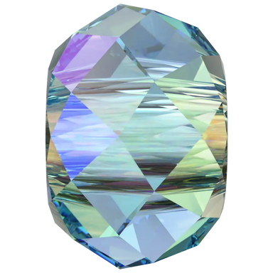 Serinity Crystal Beads Briolette XL Hole (5042) Aquamarine Shimmer 2X - Bluestreak Crystals