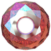 Serinity Crystal Beads Briolette XL Hole (5042) Scarlet Shimmer 2X - Bluestreak Crystals