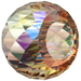Serinity Crystal Beads Briolette XXL Hole (5043) Light Colorado Topaz Shimmer 2X - Bluestreak Crystals