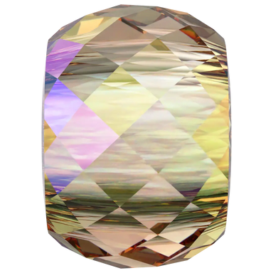 Serinity Crystal Beads Briolette XXL Hole (5043) Light Colorado Topaz Shimmer 2X - Bluestreak Crystals