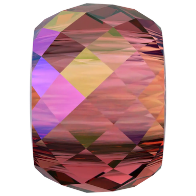 Serinity Crystal Beads Briolette XXL Hole (5043) Scarlet Shimmer 2X - Bluestreak Crystals