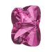 Serinity Crystal Beads Butterfly (5754) Fuchsia - Bluestreak Crystals