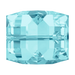 Serinity Crystal Beads Cube (5601) Aquamarine - Bluestreak Crystals