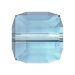 Serinity Crystal Beads Cube (5601) Aquamarine - Bluestreak Crystals