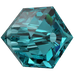 Serinity Crystal Beads Cube (5601) Blue Zircon - Bluestreak Crystals