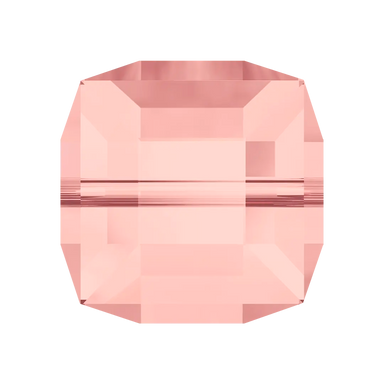 Serinity Crystal Beads Cube (5601) Blush Rose - Bluestreak Crystals