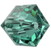 Serinity Crystal Beads Cube (5601) Caribbean Green - Bluestreak Crystals