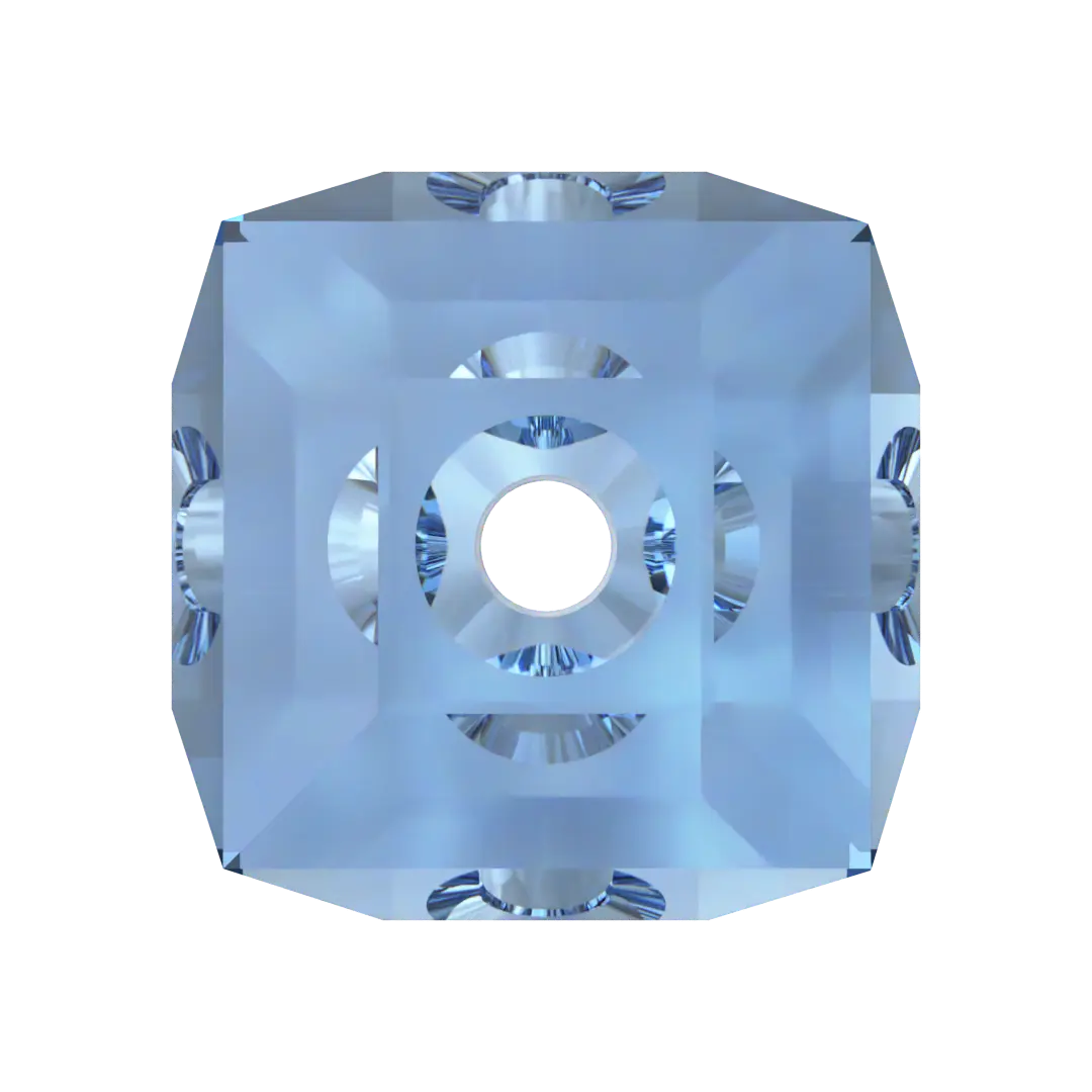 Serinity Crystal Beads Cube (5601) Cool Blue - Bluestreak Crystals