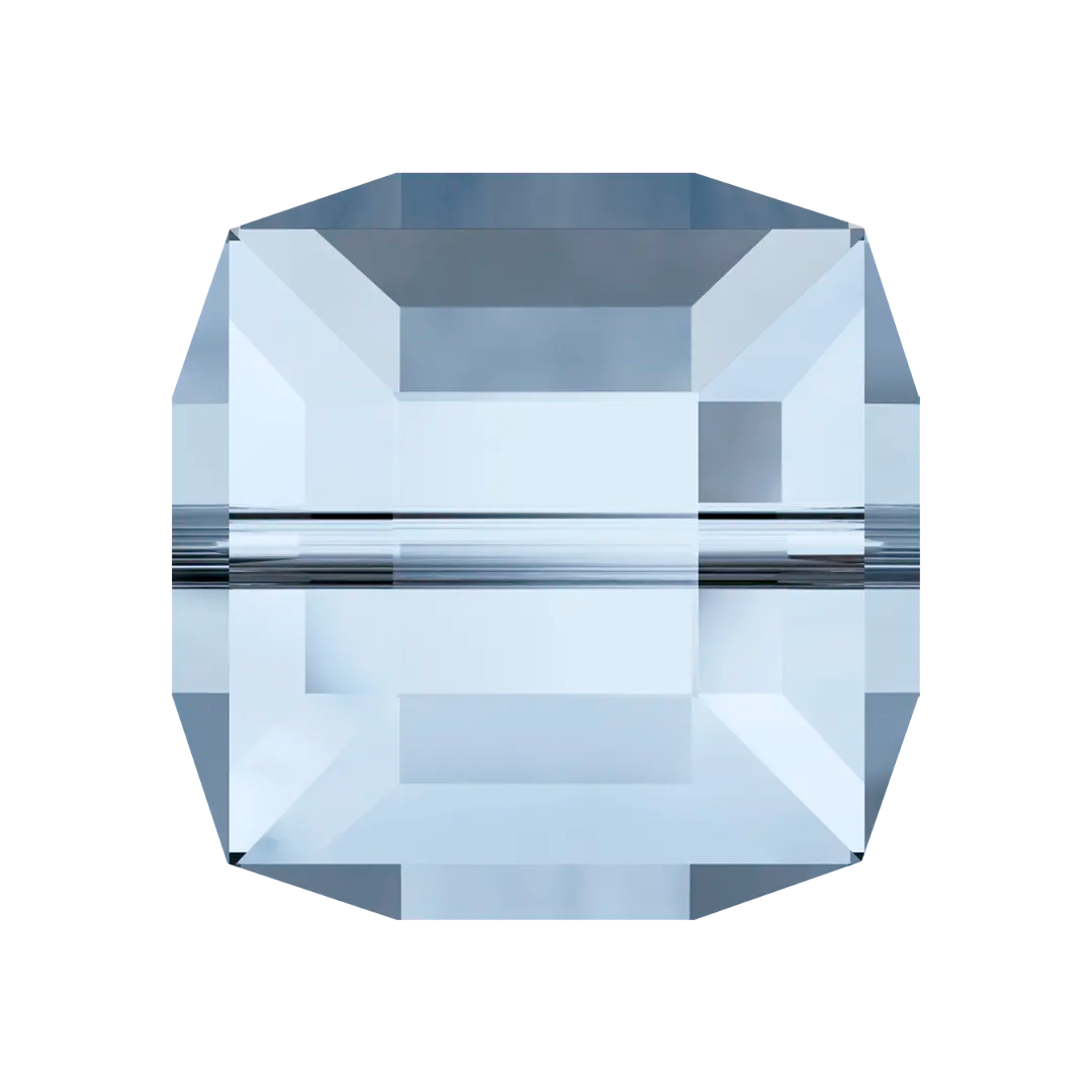 Serinity Crystal Beads Cube (5601) Crystal Blue Shade B - Bluestreak Crystals