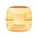 Serinity Crystal Beads Cube (5601) Crystal Metallic Sunshine B - Bluestreak Crystals