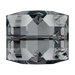 Serinity Crystal Beads Cube (5601) Crystal Silver Night B - Bluestreak Crystals