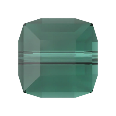 Serinity Crystal Beads Cube (5601) Emerald - Bluestreak Crystals