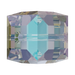 Serinity Crystal Beads Cube (5601) Light Sapphire Shimmer B - Bluestreak Crystals