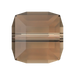 Serinity Crystal Beads Cube (5601) Light Smoked Topaz - Bluestreak Crystals