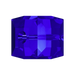Serinity Crystal Beads Cube (5601) Majestic Blue - Bluestreak Crystals