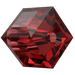Serinity Crystal Beads Cube (5601) Siam - Bluestreak Crystals