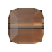 Serinity Crystal Beads Cube (5601) Smoked Topaz - Bluestreak Crystals