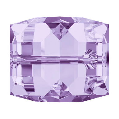 Serinity Crystal Beads Cube (5601) Tanzanite - Bluestreak Crystals