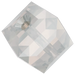 Serinity Crystal Beads Cube (5601) White Opal Shimmer B - Bluestreak Crystals