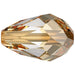 Serinity Crystal Beads Drop (5500) Crystal Golden Shadow - Bluestreak Crystals
