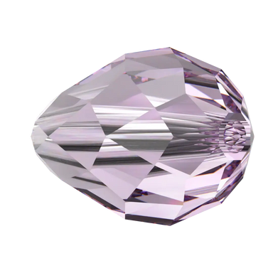 Serinity Crystal Beads Drop (5500) Light Amethyst - Bluestreak Crystals