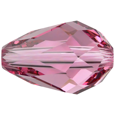 Serinity Crystal Beads Drop (5500) Rose - Bluestreak Crystals