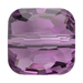 Serinity Crystal Beads Fantasy Square (5035) Amethyst - Bluestreak Crystals