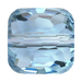 Serinity Crystal Beads Fantasy Square (5035) Aquamarine - Bluestreak Crystals
