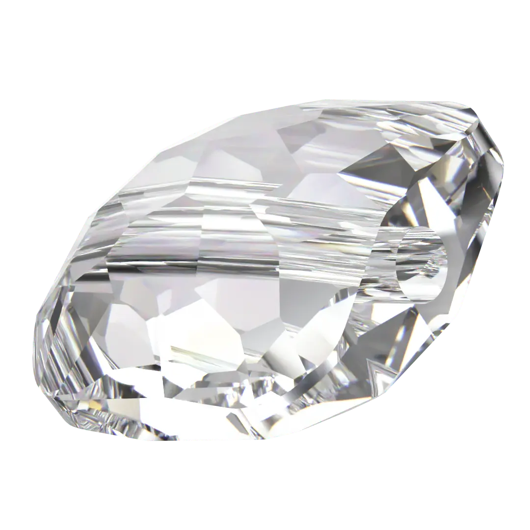 Serinity Crystal Beads Fantasy Square (5035) Crystal - Bluestreak Crystals