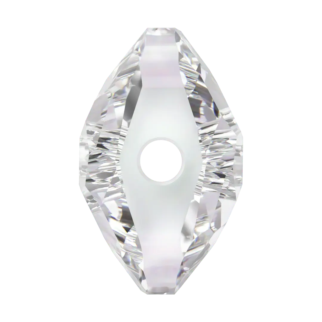 Serinity Crystal Beads Fantasy Square (5035) Crystal - Bluestreak Crystals