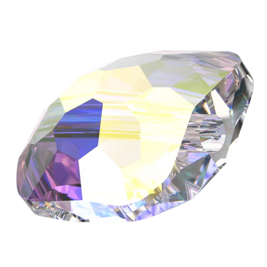 Serinity Crystal Beads Fantasy Square (5035) Crystal AB - Bluestreak Crystals