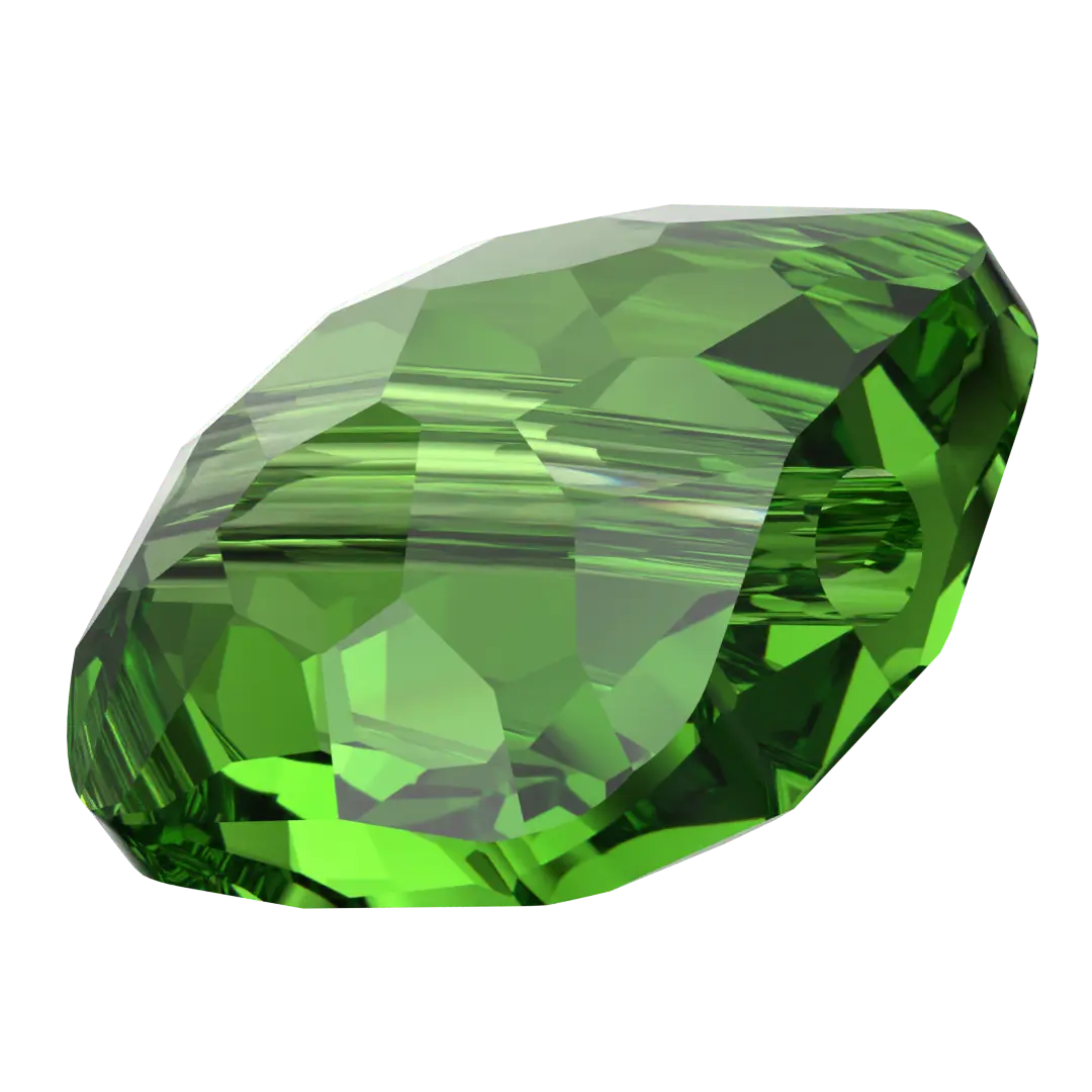 Serinity Crystal Beads Fantasy Square (5035) Fern Green - Bluestreak Crystals