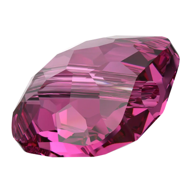 Serinity Crystal Beads Fantasy Square (5035) Fuchsia - Bluestreak Crystals