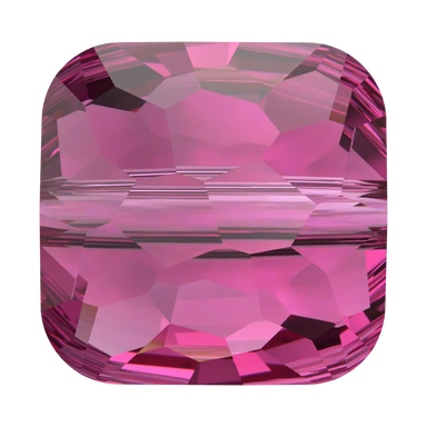 Serinity Crystal Beads Fantasy Square (5035) Fuchsia - Bluestreak Crystals