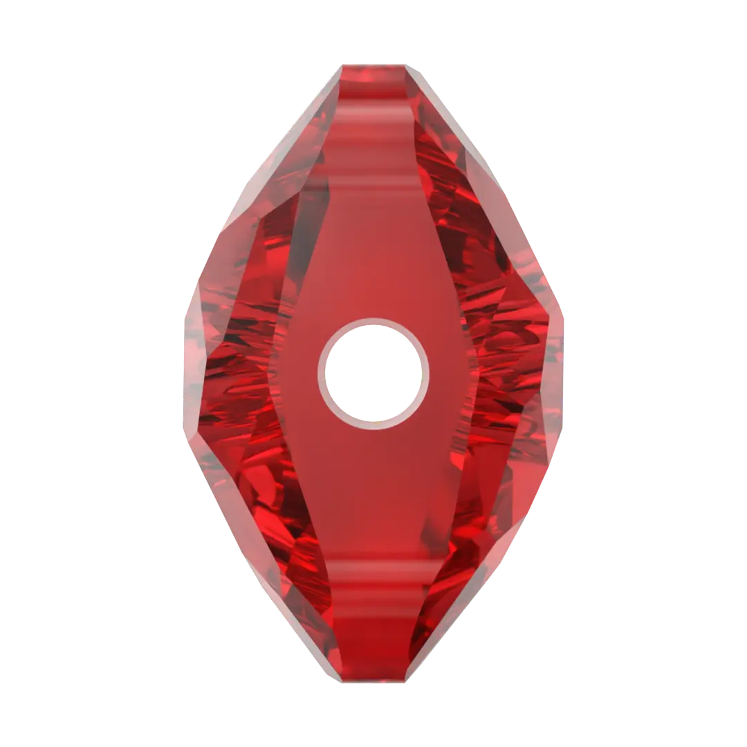 Serinity Crystal Beads Fantasy Square (5035) Light Siam - Bluestreak Crystals