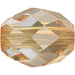 Serinity Crystal Beads Olive Briolette (5044) Crystal Golden Shadow - Bluestreak Crystals