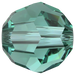 Serinity Crystal Beads Round (5000) Caribbean Green - Bluestreak Crystals