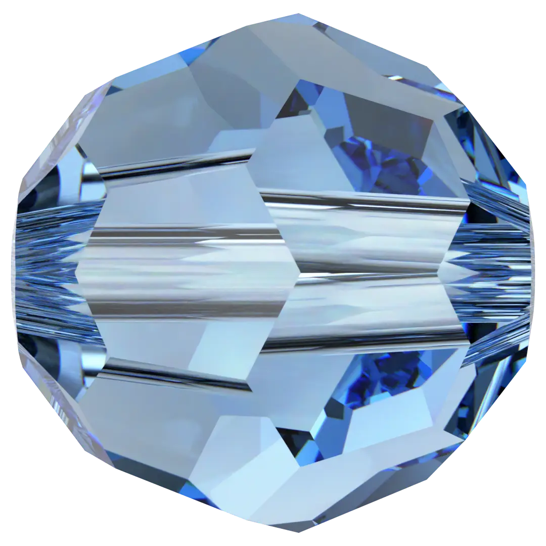 Serinity Crystal Beads Round (5000) Cool Blue - Bluestreak Crystals