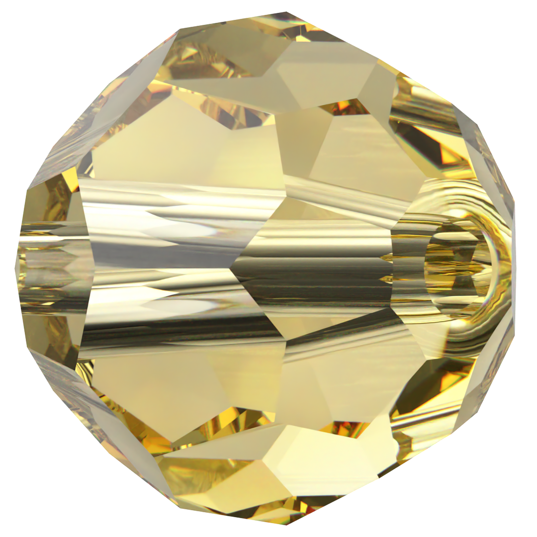Serinity Crystal Beads Round (5000) Dark Jonquil - Bluestreak Crystals