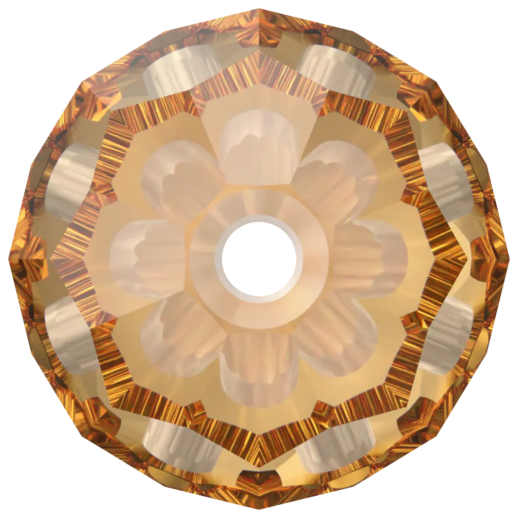 Serinity Crystal Beads Round (5000) Dark Orange - Bluestreak Crystals