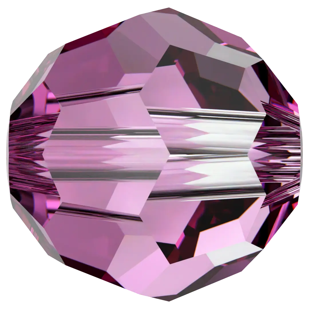 Serinity Crystal Beads Round (5000) Dark Rose - Bluestreak Crystals