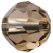 Serinity Crystal Beads Round (5000) Light Smoked Topaz - Bluestreak Crystals
