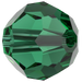 Swarovski Crystal Beads Round (5000) Majestic Green - Bluestreak Crystals