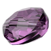 Serinity Crystal Beads Thin Round (5034) Amethyst - Bluestreak Crystals