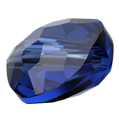 Serinity Crystal Beads Thin Round (5034) Dark Sapphire - Bluestreak Crystals