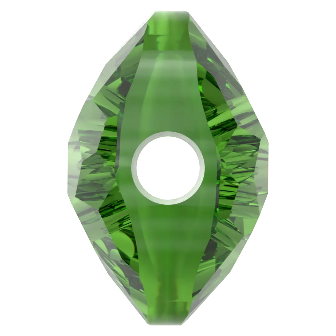 Serinity Crystal Beads Thin Round (5034) Fern Green - Bluestreak Crystals
